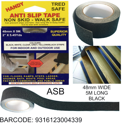 Adhesive Anti-Slip Safety Tape - Handy Hardware